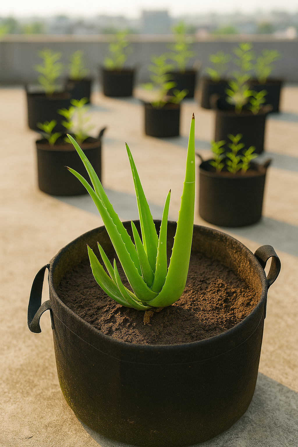 Grow bags lowest price online | growing pots –Black 300GSM - Image 2